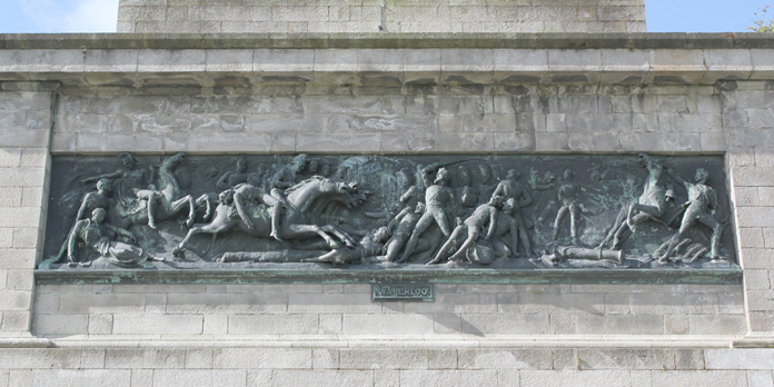 Wellington Testimonial, Phoenix Park 09 - Waterloo by Sir Thomas Farrell (1827-1